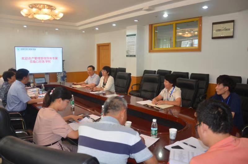 集团资产与实验室管理部朱德建部长一行到公司调研